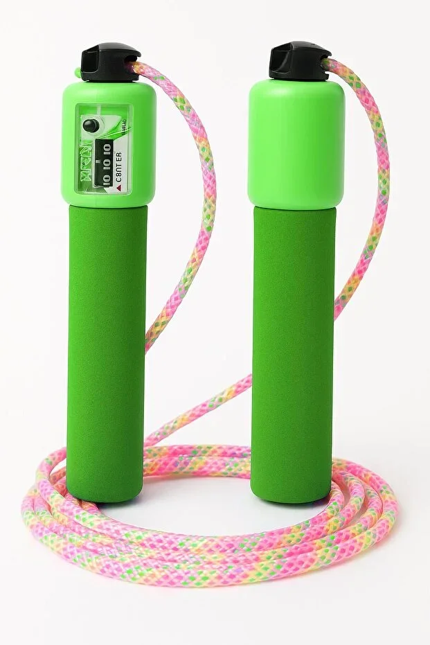 Counter Jump Rope Length Adjustable Jump Rope Jump Rope Transparent Glitter Rope K1567
