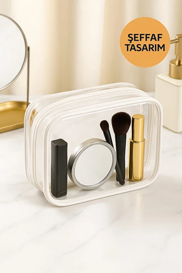 Waterproof PVC Makeup and Organizer Travel Bag