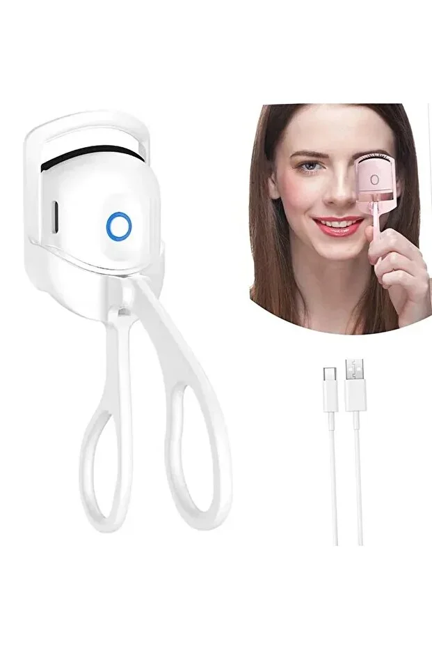HaLVeY Eyelash Curler Portable Rechargeable