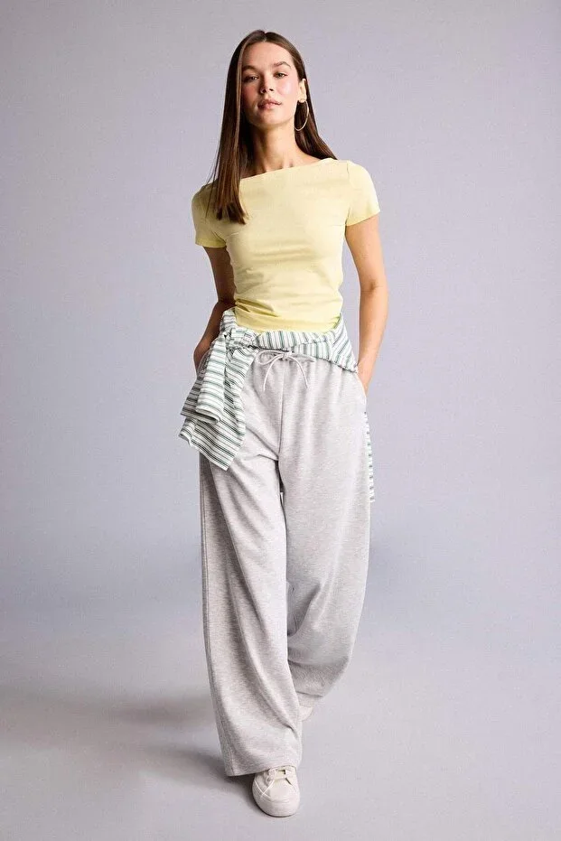 Straıght Fıt Flexible Waist Sweatpants D6667AX26AU