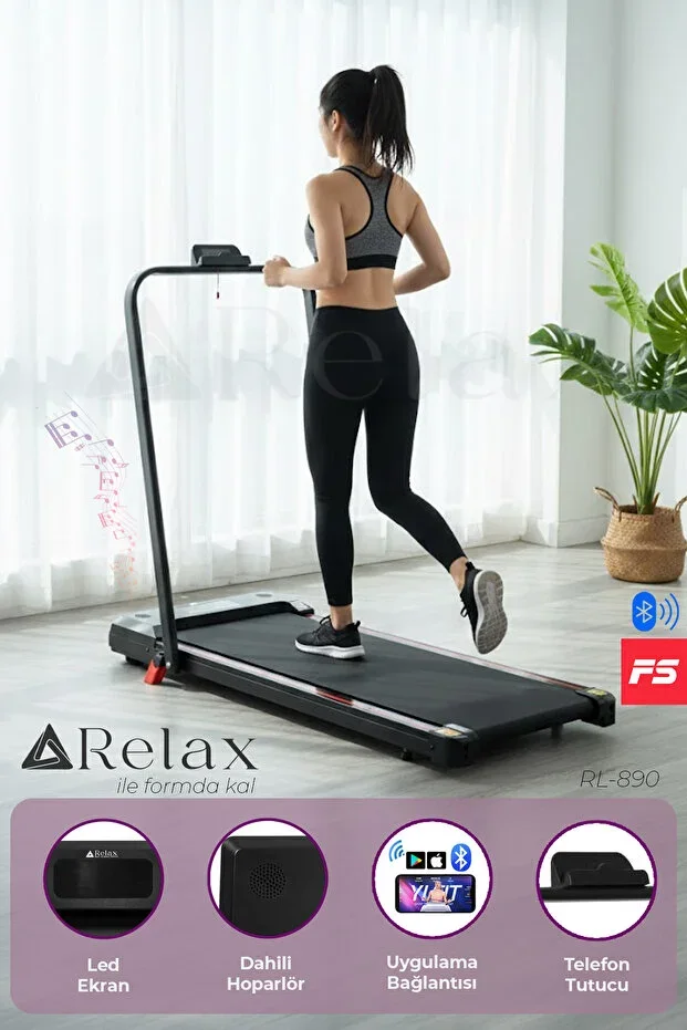 Bluetooth Remote Control Portable Walking and Running Machine RL-890