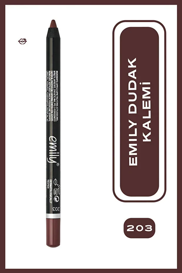 Emily Long Lasting Lip Pencil No: 203