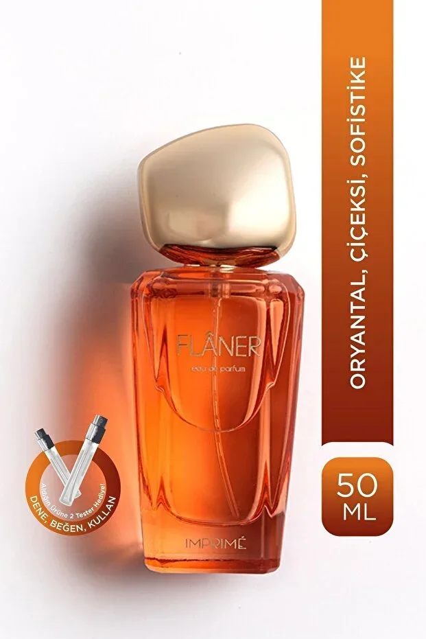 Flâner Edp Women's Perfume 50ml | Oriental, Floral | Citrus, Lavender, Saffron, Sage, Amber, Cedar