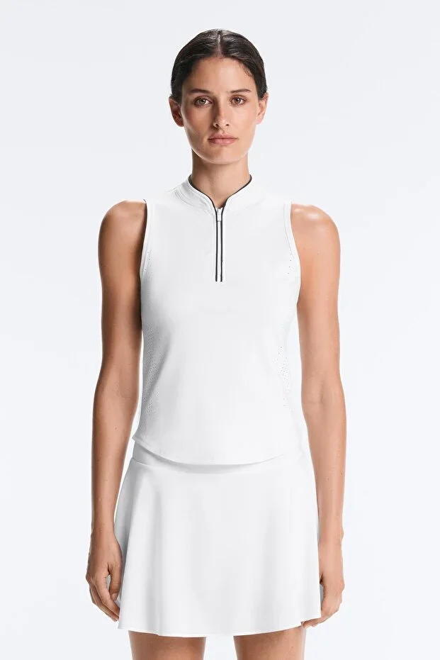 Oysho Half-zip technical sleeveless t-shirt