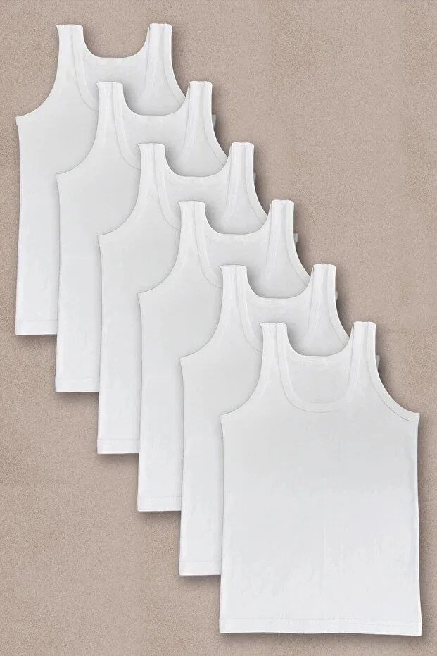 6'lı Cotton Undershirt Pack