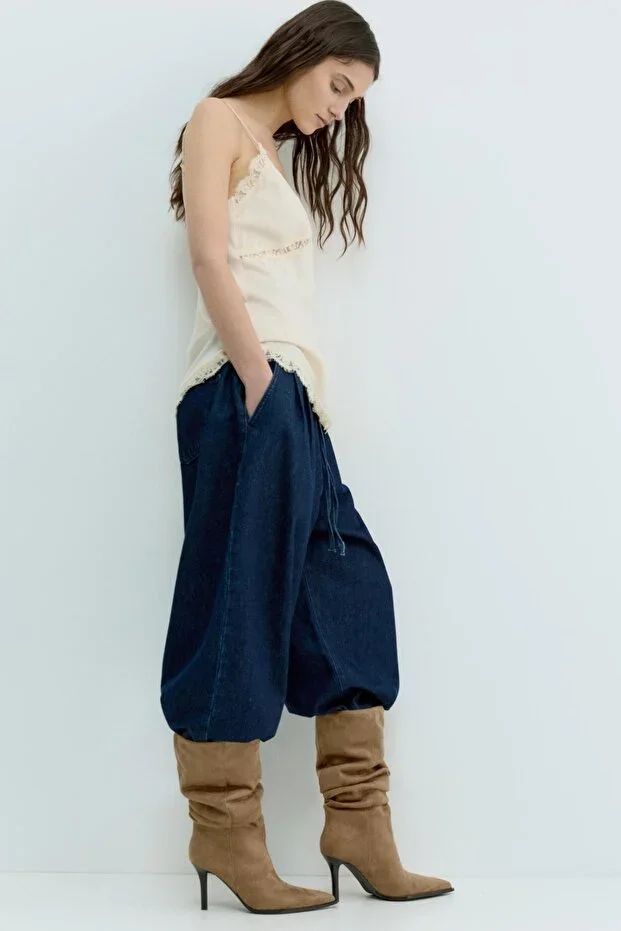Ruched heel high boots