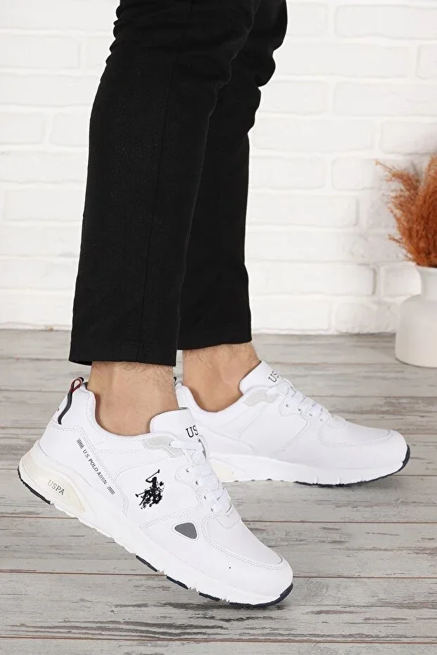 U.S. Polo Assn. Vance 2pr Orthopedic Light Unisex White Daily Sneaker Shoes