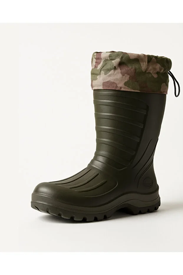 Hunter Boots, Thermal Boots - Camouflage Pattern Khaki