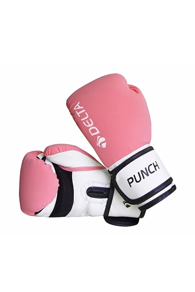 Punch Dura-Strong Pink-White Boxing Gloves