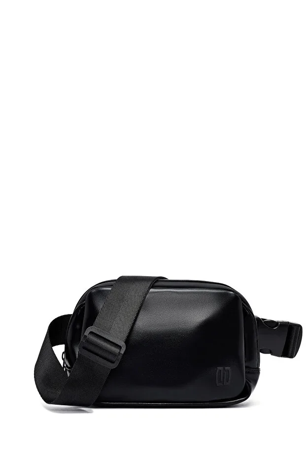Men's Black Waist Bag 25SBD300818