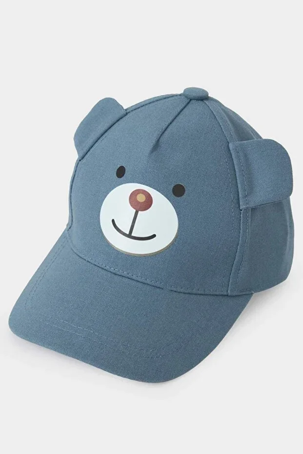 Embroidered Jean Look Cap Hat Baby Boy D8381A526SM