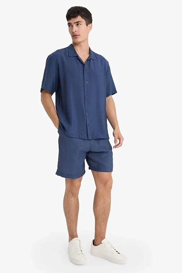 Relax Fit Aerobin Bermuda Shorts D2722AX24SM