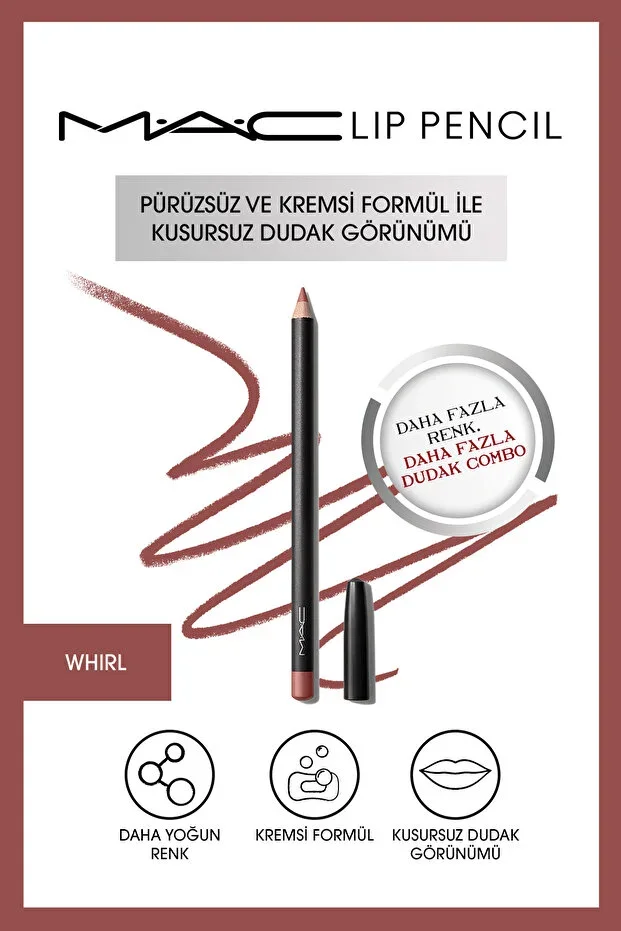 Creamy Long-Lasting Lip Pencil - Lip Pencil - Whirl 1.45 G
