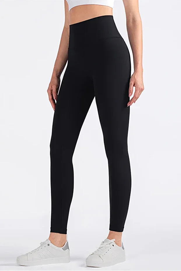 Women's Tights Seamless Leg Shaping Effect Black High Waist Women's Casual and Sports Tights
