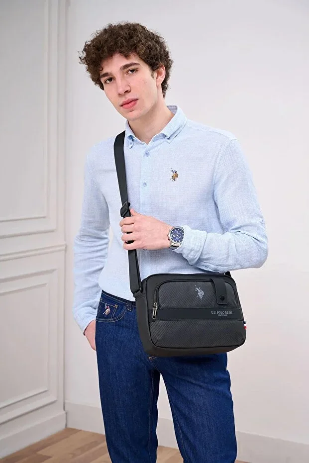 U.S. Polo Assn. 24538 Postacı Çantası Shoulder Bag BLACK