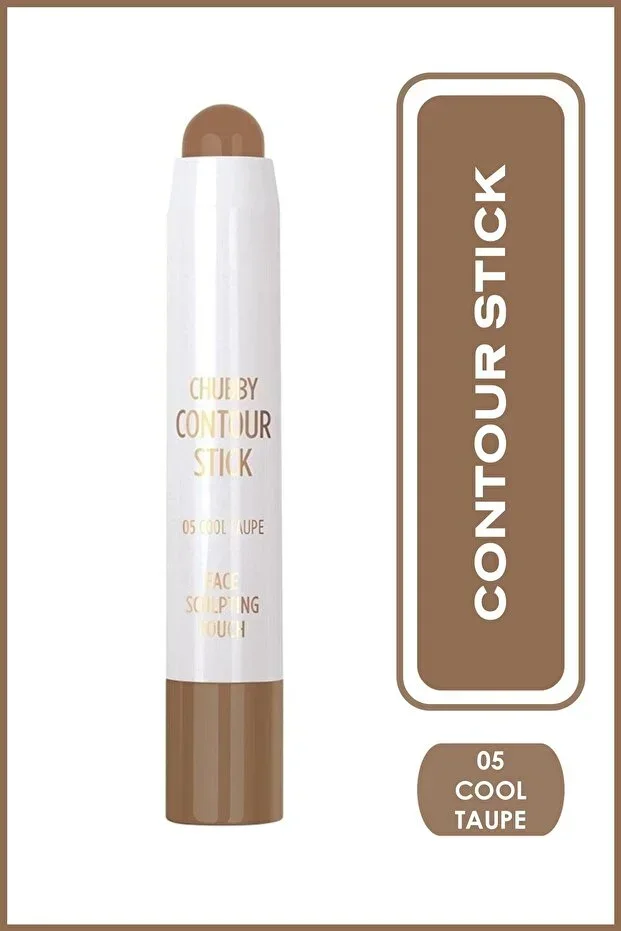 Chubby Contour Stick No: 05 Cool Taupe - Matte Satin Stick Contour