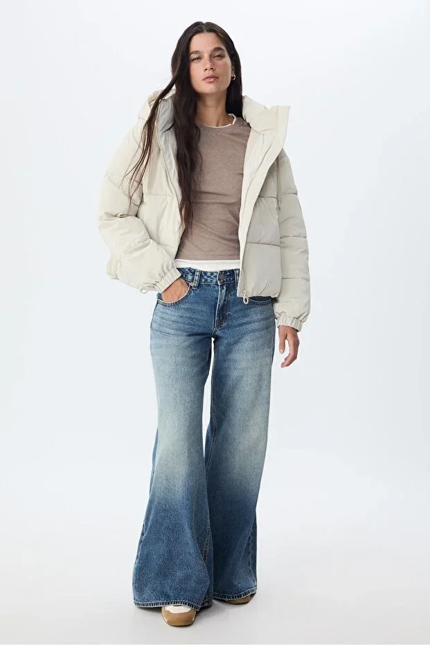 Hooded puffer jacket