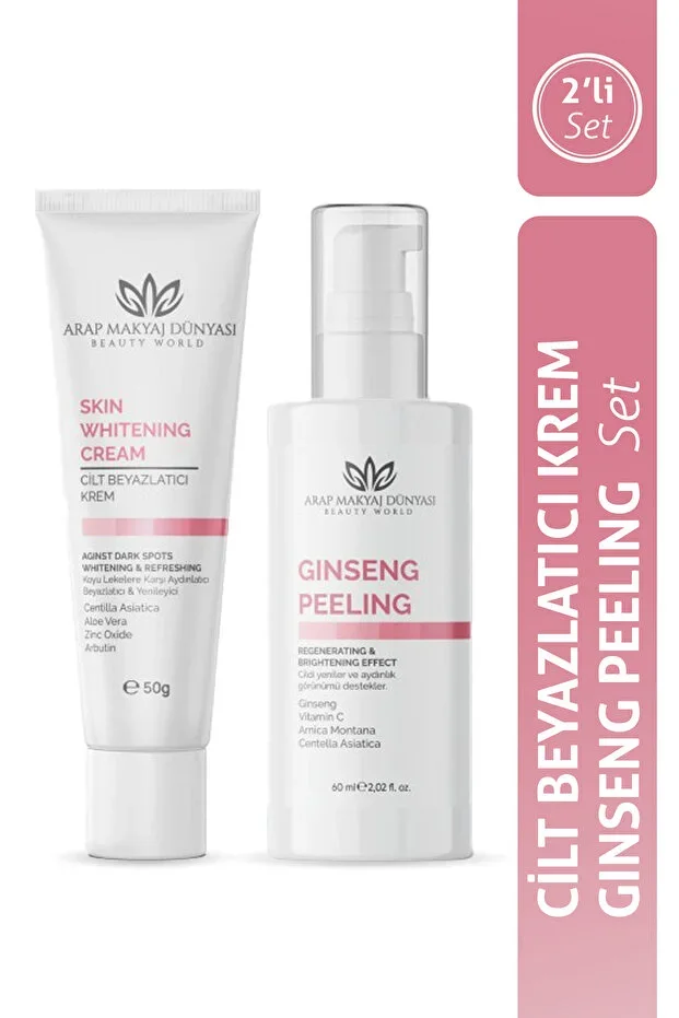 Skin Whitening & Ginseng Peeling 2-Piece Set