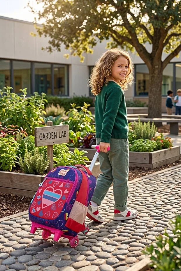 My polo 2075 Wheeled Children's Orthopedic Backpack MOR