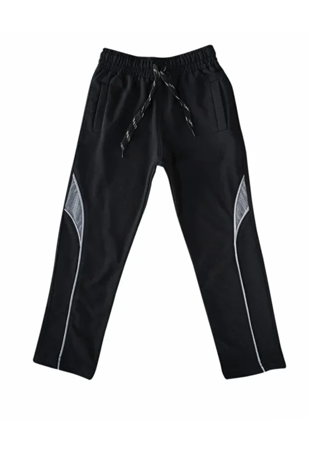 Boys' Cotton Sweatpants with Adjustable Waist