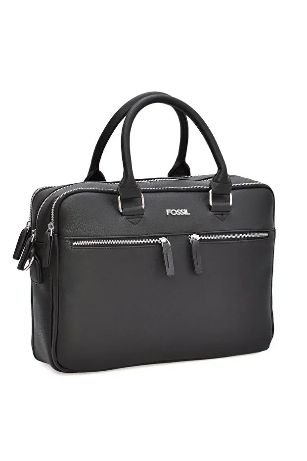 Unisex Vegan Leather Multi-Compartment Laptop Bag & Briefcase 65322