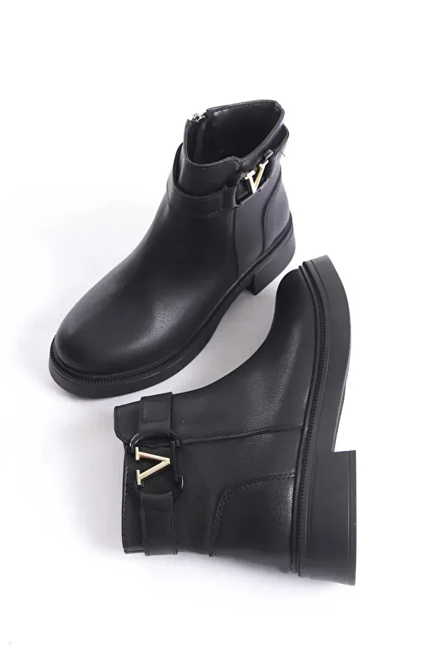 D802 Women's Orthopedic Cold-Proof Boots with Side Buckle