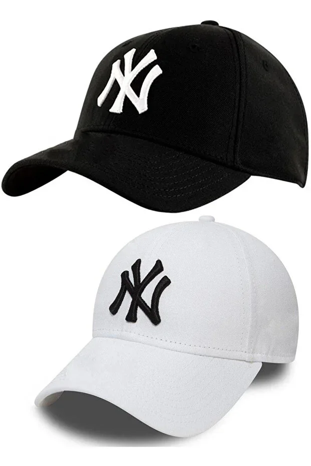 Waiter Size 1 Black 1 White Unisex Kids Cap 2 Pieces cp215sb
