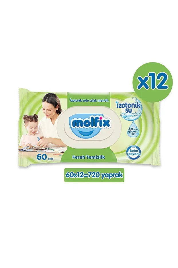 Isotonic Water Wet Wipes Fresh Cleanliness 720 Pieces