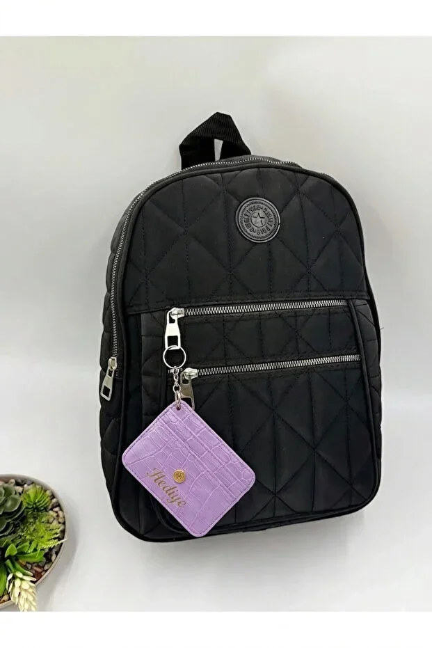 İKRA ÇANTA Quilted Backpack (WALLET GIFTED)