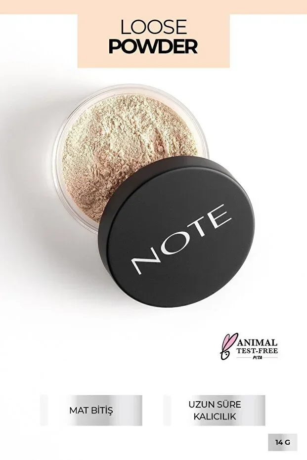 Loose Powder Makeup Setting Mattifying Powder - 02 Light Beige