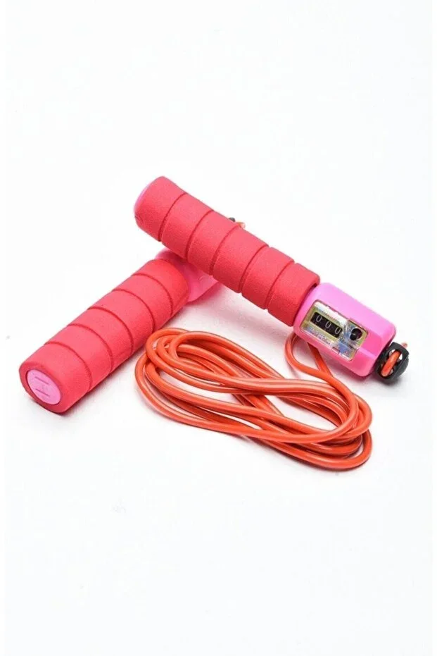 Educational Toys Pink Jump Rope with Counter Handle Colored Jumping Rope Girl Boy Children Toy