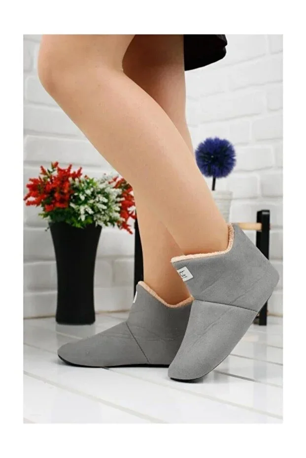 Unisex Wool-Lined House Slipper House Boot House Shoe