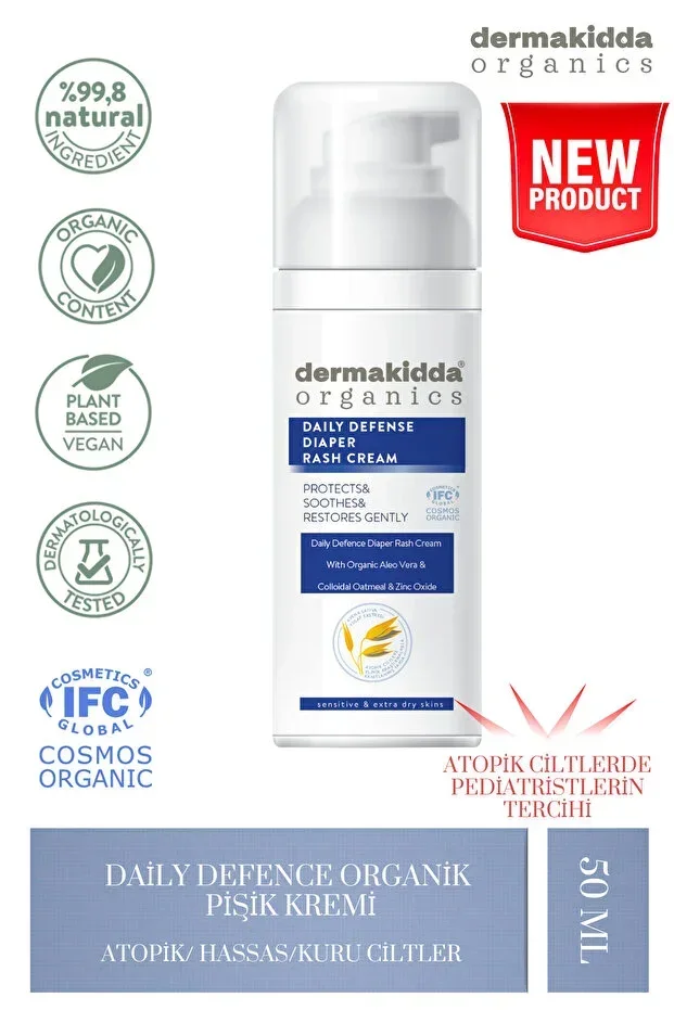 Daily Defense Organic Diaper Rash Cream 50 ML