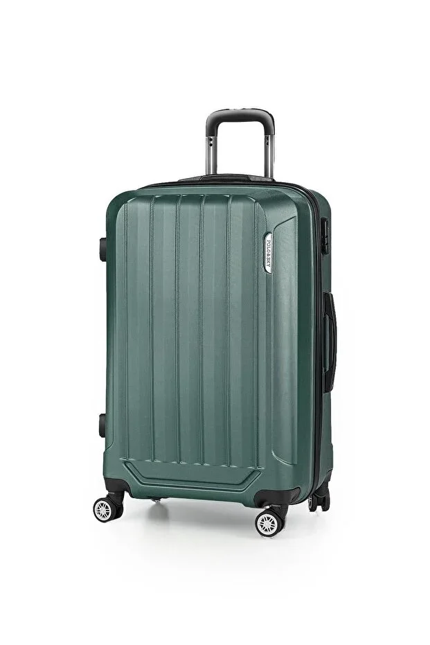 Spring Model Khaki Color Medium Size Suitcase Luggage
