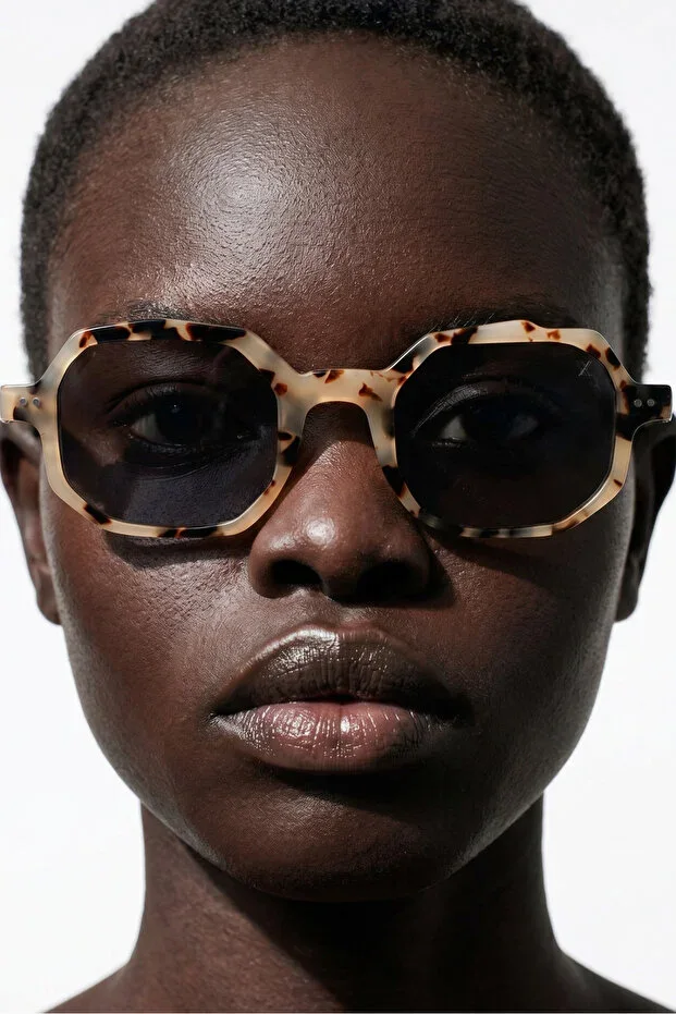 Eltar New Leopard Green Sunglasses