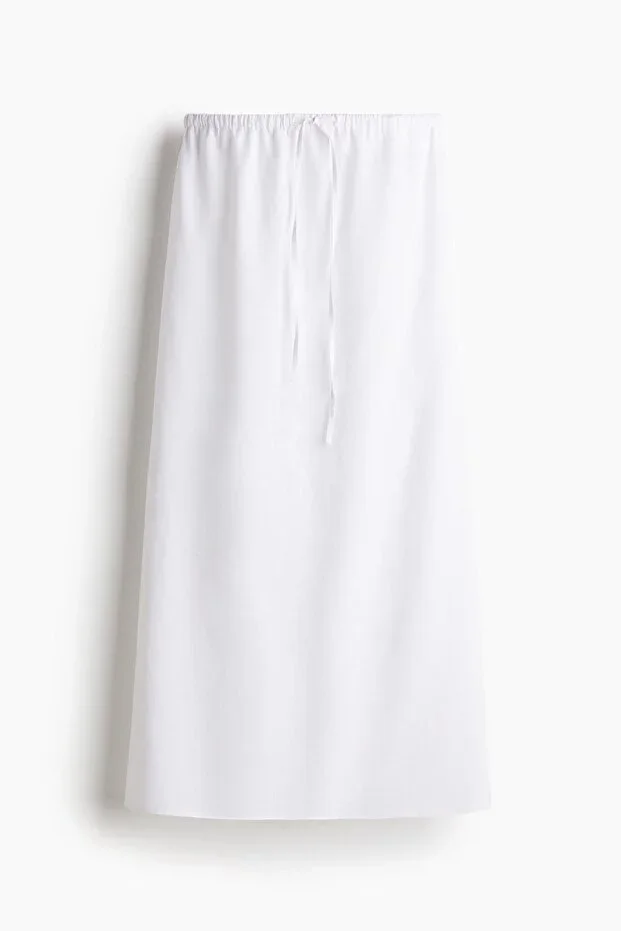 H&M Linen Blend Skirt