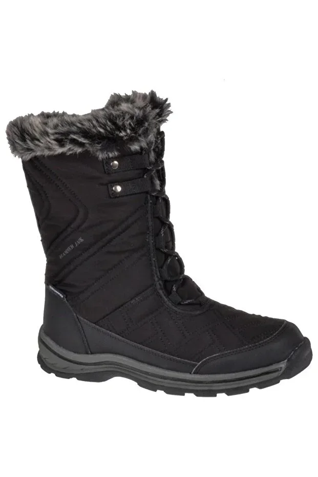 101 20109-G Usoa Black WP Women's Snow Boot