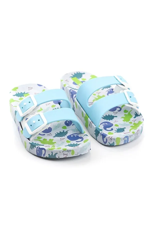 Summer Two Buckle Non-Slip Sole Boys Slippers