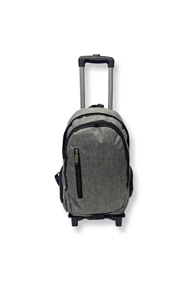 Backpack with Wheels and Trolley, Waterproof, Laptop Compartment, Pencil Case Compartment