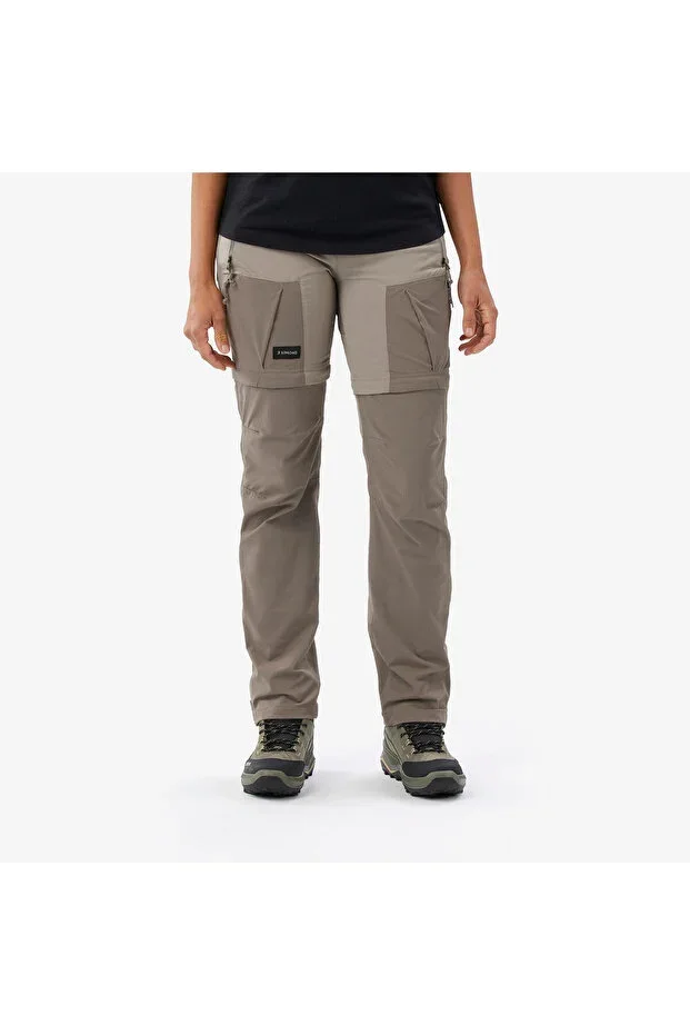 Simond Women's Outdoor Trekking Modular Pants - 2-in-1 - Beige - MT500