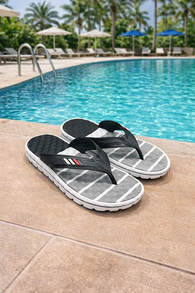 Behtah Kundura Orthopedic Massaging Foot Thong Daily Pool Bathroom Non-Slip Sole Men's Slippers