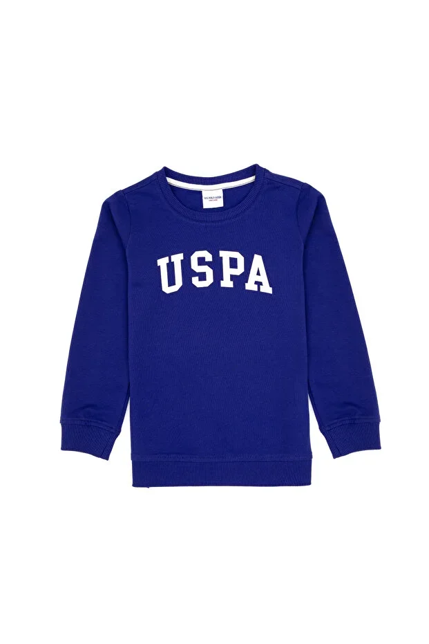 Boys' Purple Basic Crew Neck Sweatshirt 50313830-VR038