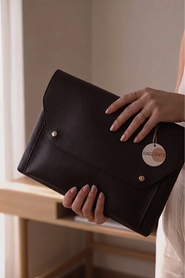 Women's Large Envelope Bag Briefcase and Tablet Case Stylish Daily Portfolio Bag W33 H26