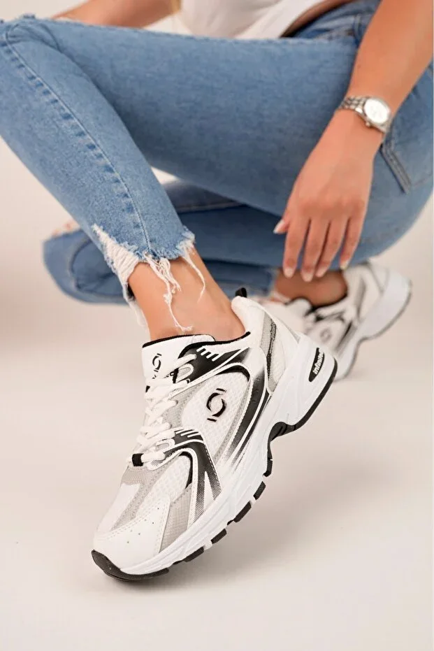 Unisex Knit Sneaker Sports Shoe – Lightweight Sole, Daily & Walking Model - SK10