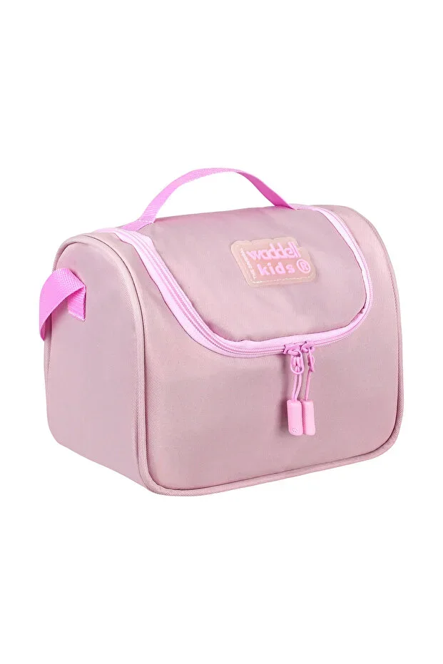Waddell Licensed Twill Fabric Pink Thermal-Insulated Lunch Bag