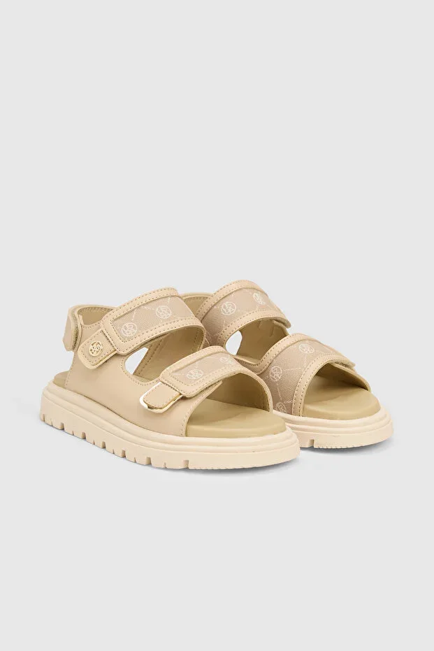 Girls Beige Sandal 50323229-VR011