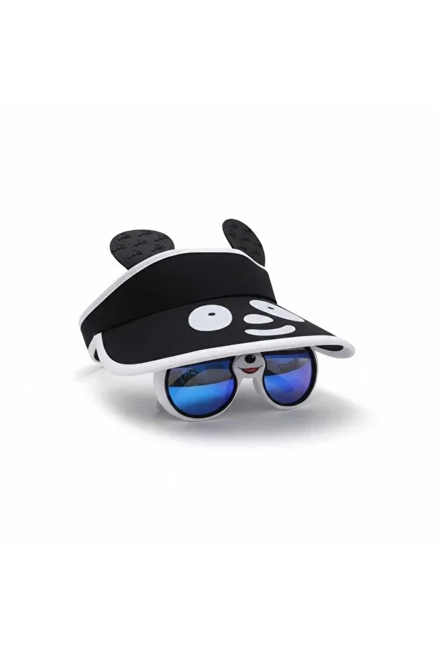 6-12 Years Old Children's Visor Hat with Goggles