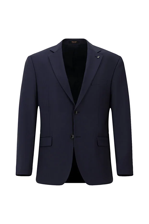 6 Drop Regular Fit Standard Cut Woolen Classic Jacket
