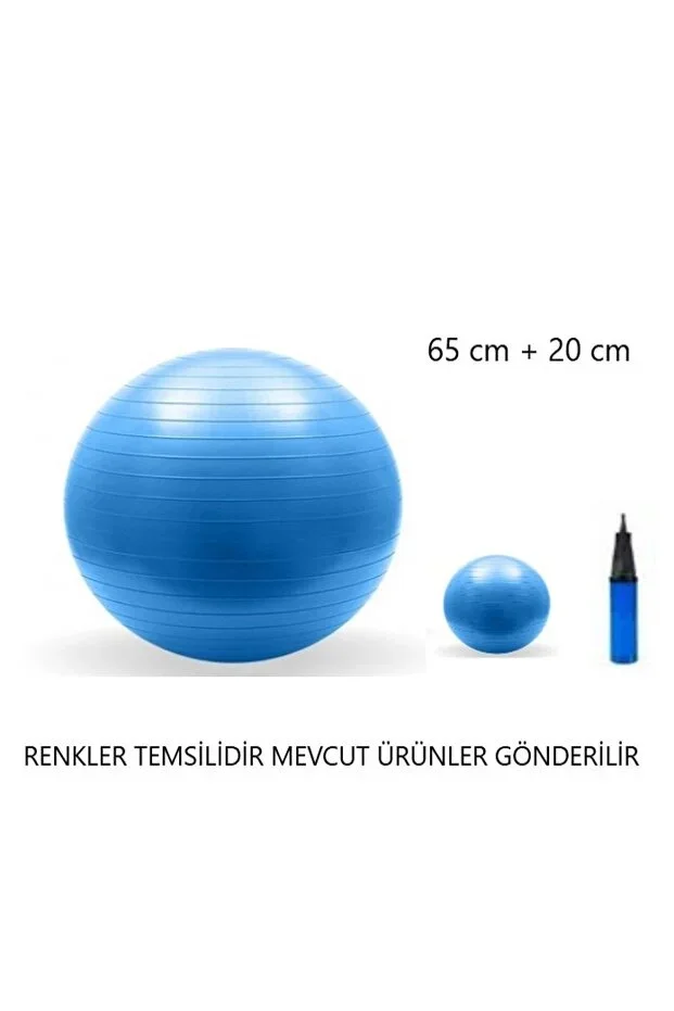 PS SPORT PILATES BALL 65 CM + 20 CM + PUMP