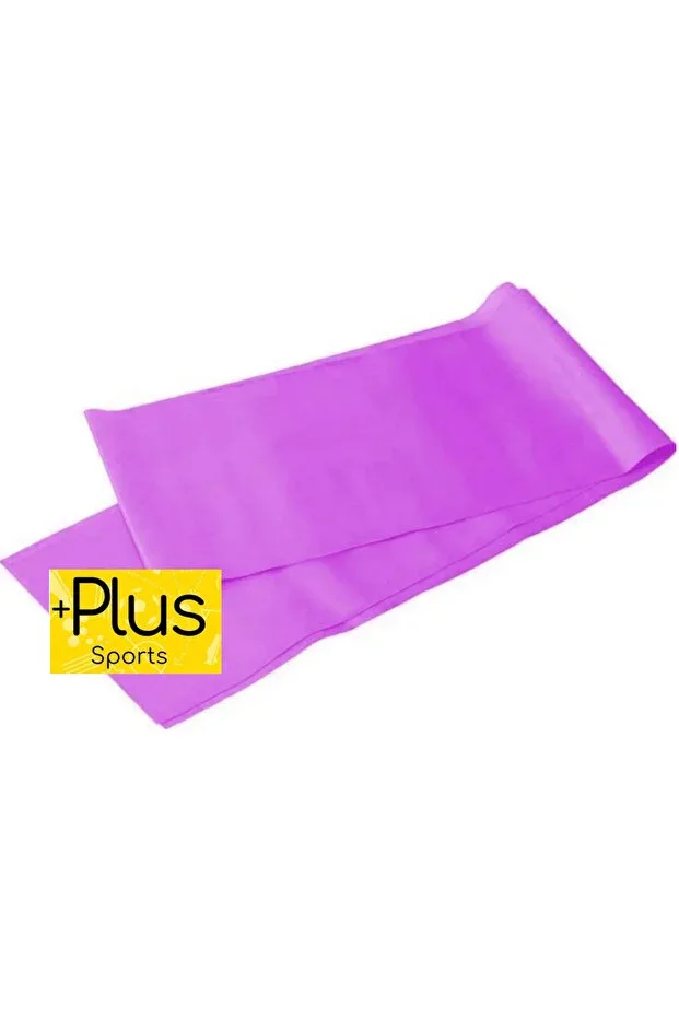 RESISTANCE BAND (90 cm * 7.5 cm * 0.35 mm) (PURPLE - FUCHSIA - TURQUOISE)